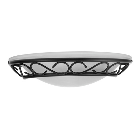 Półplafon Kinkiet Ścienny Lampa LED E14 Czarny Klasyczny Athen 3721 Rabalux