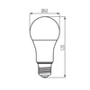 Żarówka LED E27 A60 11W = 100W 1521lm 6500K Zimna CRI90 IQ-LED Kanlux