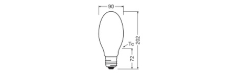 Żarówka LED HQL E40 38W = 125W 5400lm 2700K Ciepła Biała FILAMENT LEDVANCE