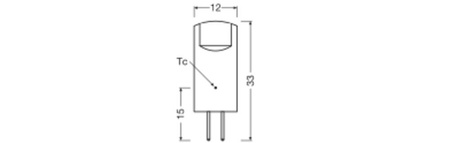 Żarówka LED Kapsułka G4 1.5W = 20W 200lm 2700K Ciepła 12V 320° LED PIN Osram