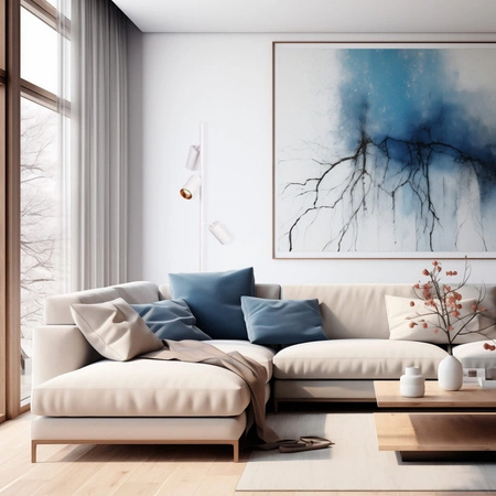 Lampa Podłogowa 3x GU10 Biała Złota MARIBEL Sanico Goldlux