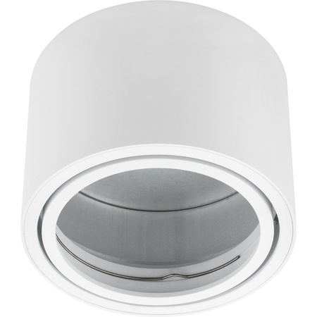 Oprawa Natynkowa HALOGENOWA SPOT TUBA Ruchoma GU10 ES111 Okrągła Biała 100mm TELES LUMILED