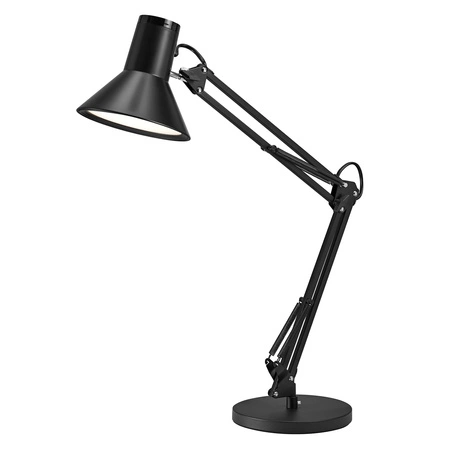 Lampa Stołowa Biurkowa LED Regulowana 9W 393lm 3000K Ciepła Ściemnialna Czarny Office Line Ledvance