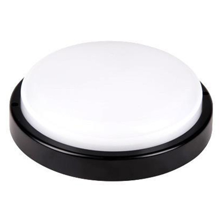 Plafon LED Lampa Oprawa Sufitowa 18W 2700K Neutralna 120° z Czujnikiem Ruchu Czarny IP54 Maks Masterled