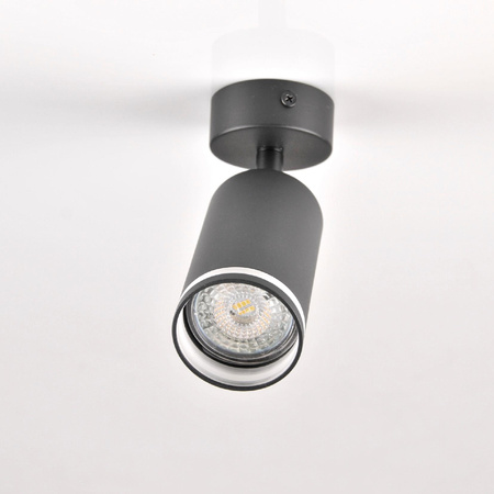 Oprawa Ścienno-Sufitowa Reflektor Punktowy GU10 Czarna PARIS Sanico Goldlux