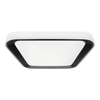 Plafon LED Lampa Sufitowa Natynkowa Czarny kwadratowy QUADRO 66W 50 cm CCT + Pilot Milagro