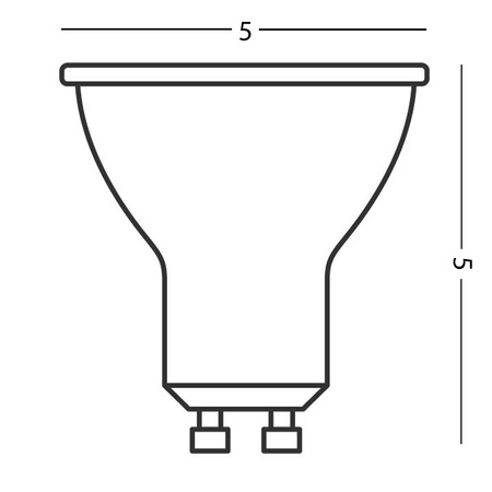 Żarówka LED PAR16 Reflektor GU10 2.8W = 25W 230lm 4000K Neutralna 120° VALUE Osram