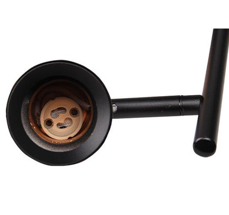 Kinkiet Lampa Sufitowa Spot Reflektor Czarno Złoty LED Ruchomy GU10 35W