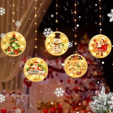 Zawieszka LED z Choinką 3xAAA 14CM 2700K Świąteczna LVT