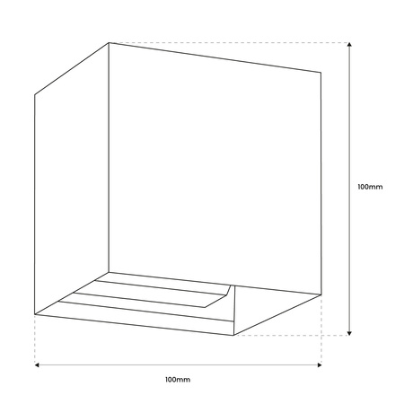 Kinkiet Ogrodowy Elewacyjny LED G9 Regulowany Góra Dół Grafit PYXIS LUMILED