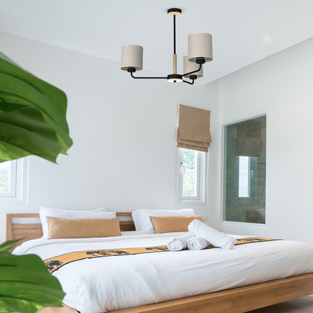 Lampa Sufitowa Żyrandol ATLANTA 3xE27 Milagro