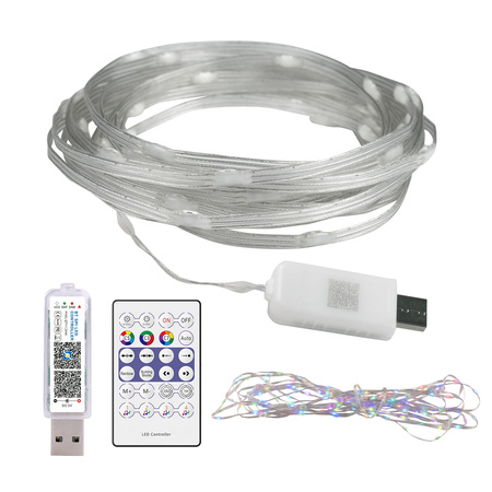 Łańcuch LED 10W 120° Przezroczysta Ściemnialna Sanico Goldlux