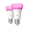 2x Żarówka LED E27 A60 8.1W = 75W 1100lm 1800-20000K CCT + RGB SMART Inteligentna Bluetooth ZigBee White and Color Ambiance Philips HUE