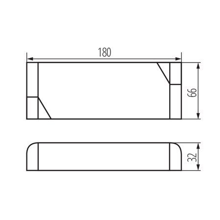 Zasilacz Elektroniczny Stałonapięciowy do Oświetlenia LED 100W 12V DC 8.3A Biały POWELED KANLUX