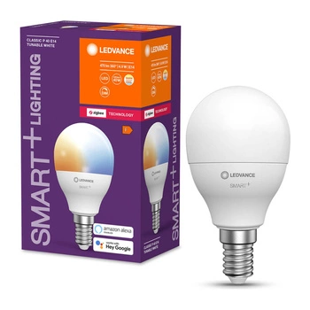 Żarówka LED E14 P45 4,9W 470lm CCT LEDVANCE SMART+ ZigBee Ściemnialna