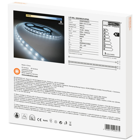 Taśma LED Pasek 24V 14,5W 300LED Zimna IP65 5m Ledvance
