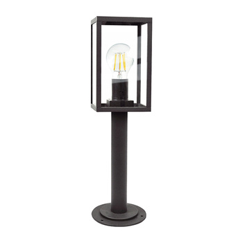 Lampa Ogrodowa Stojąca Malmo do LED E27 Wysoka 48cm Grafit - GOLDLUX (Polux)