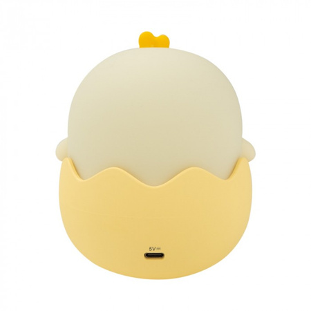 Lampka Nocna Dziecięca LED 1.2W 3000K Ciepła + Wielokolorowa RGBAkumulatorowa 1200mAh Żółta SENNY PISKLAK MARY'S