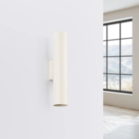 Lampa Ścienna Kinkiet Tuba Spot 2x GU10 Beżowa Lagos Ocean Green SL.1483 Sollux