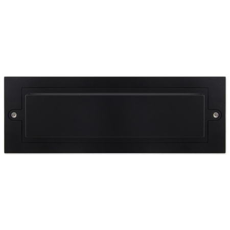 Kinkiet Ogrodowy Elewacyjny Lampa Ścienna LED 6W CZARNA TINA