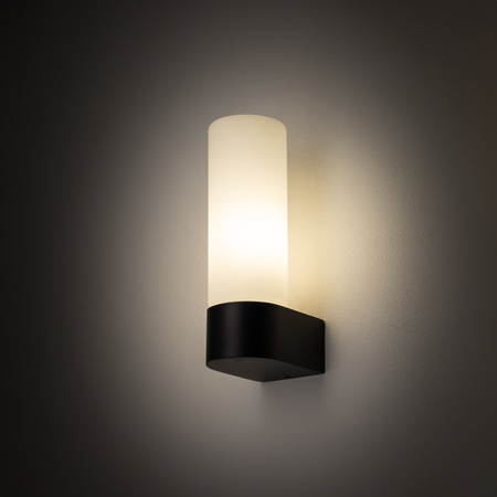 Kinkiet Ścienny Lampa Natynkowa G9 Czarna Wodoodporna Łazienkowa IP44 Nowoczesna NATALIE 10725 Nowodvorski