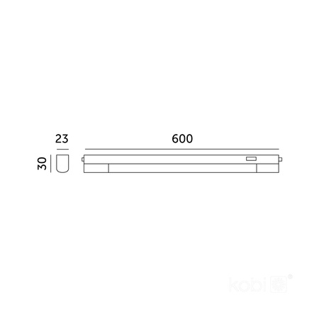 Oprawa Meblowa LED Podszafkowa 8W 800lm CCT Biała Kobi