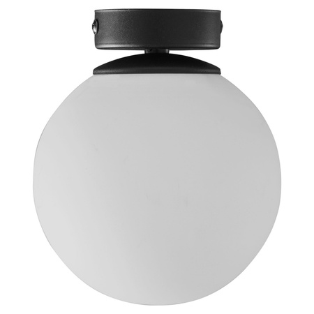 Lampa Sufitowa Natynkowa CELESTE Szklany Klosz Czarno-Biała Nowoczesna E27 6216 TK Lighting