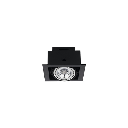 Oprawa Podtynkowa Sufitowa GU10 Czarna DOWNLIGHT 9571 Nowodvorski