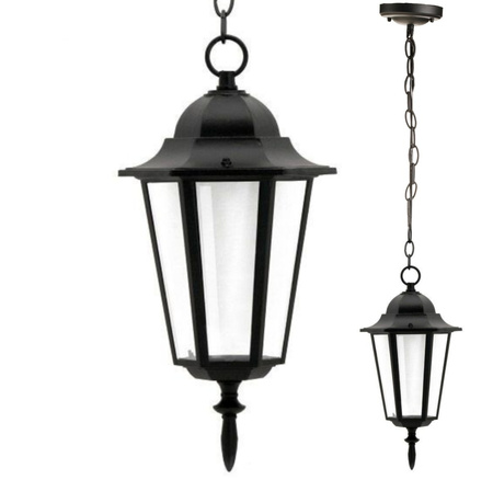 Lampa Ogrodowa Wisząca LIGURIA-LT 1xE27 92cm Czarna - GOLDLUX (Polux)