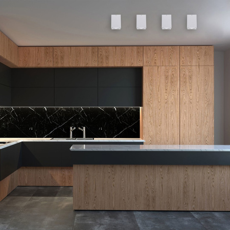 Lampa Oprawa Sufitowa BLOCCO Biała 1x7W GU10 LED Milagro