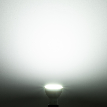 Zestaw 10x Żarówka LED GU10 6W = 50W 580lm 6500K Zimna 120° Czarna LUMILED