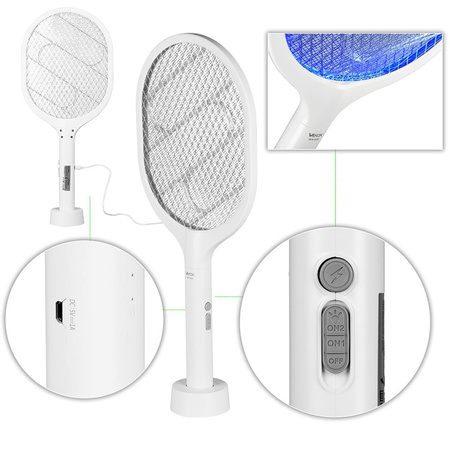 Paletka Pułapka Packa Elektryczna Owadobójcza na Komary Muchy Lampa Światło UV USB IKV-959 VAYOX