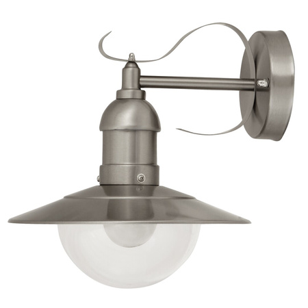 Lampa Ogrodowa LED Kinkiet Elewacyjny OSLO E27 IP44 Chrom RABALUX