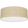 Plafon LED Lampa Sufitowa MARSHALL Biała Rattanowa 3xE27 Ø50cm Milagro