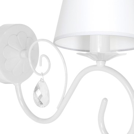 Lampa Ścienna Kinkiet SARA Biała 1xE14 Milagro