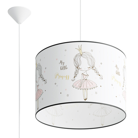Lampa Sufitowa Wisząca Zwis E27 Żyrandol Owalna Wielokolorowa Nowoczesna Princess Sollux