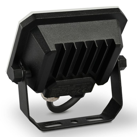 Naświetlacz LED 10W 950lm 5000K Zimna Czarny z Mleczną Przesłoną Videx