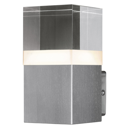 Lampa Ogrodowa Zewnętrzna Kinkiet Elewacyjny LED 4.5W 400lm 3000K IP44 Srebrny Endura Ledvance