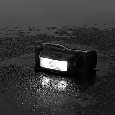 Latarka Czołowa Akumulatorowa 100lm 100LM LED + 2XLED 5 Trybów Pracy VAYOX