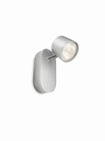 Lampa Ścienna Kinkiet LED 4.5W 500lm 2700K aluminium Star Philips