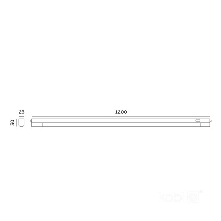 Oprawa Meblowa LED Podszafkowa 16W 1600lm CCT Biała Kobi