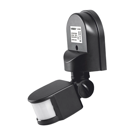Czujnik Ruchu i Zmierzchu Światła Zewnętrzny 1200W Czarny IP44 VL-SPW2B Videx