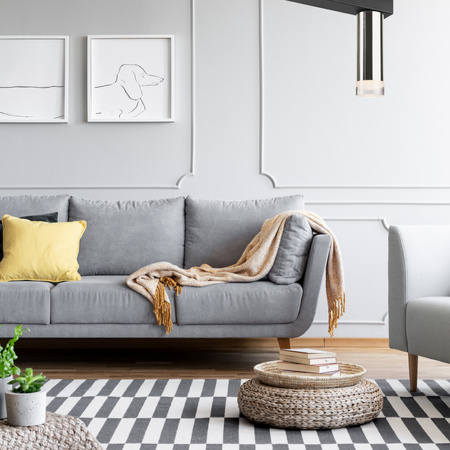 Lampa Sufitowa DIEGO E27 Czarna Chrom LM-1.124/A Lamkur