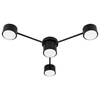 Żyrandol Lampa Oprawa Wisząca Sufitowa Dekoracyjny 4x GX53 Czarny Guliver Masterled