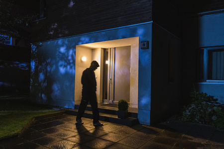 Lampa Ogrodowa Zewnętrzna Kinkiet Elewacyjny 15W 950lm 3000K Ciepła z Czujnikiem Ruchu i Światła Kamera HD Ściemnialna IP44 Szary SMART+ WiFi Camera Ledvance