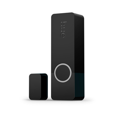 Inteligentny Czujnik Kontaktu do Okien i Drzwi Czarny Bateryjny Zigbee Contact Sensor Secure Philips HUE