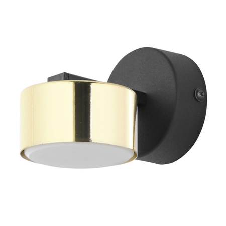 Lampa Ścienna Kinkiet DALLAS GOLD/BLACK Czarno-Złota Nowoczesna GX53 6090 TK Lighting