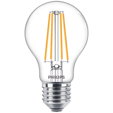3PAK Żarówka LED E27 A60 8.5W = 75W 1055lm 2700K Ciepła Filament PHILIPS