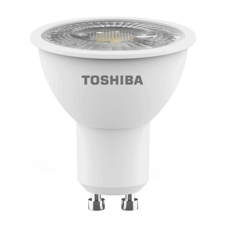 Żarówka LED Halogen GU10 5.5W = 63W 450lm 6500K Zimna Reflektor Punktowy TOSHIBA