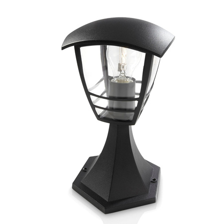 Lampa Ogrodowa LED Zewnętrzna CREEK myGarden E27 IP44 Słupek 30cm Czarna PHILIPS